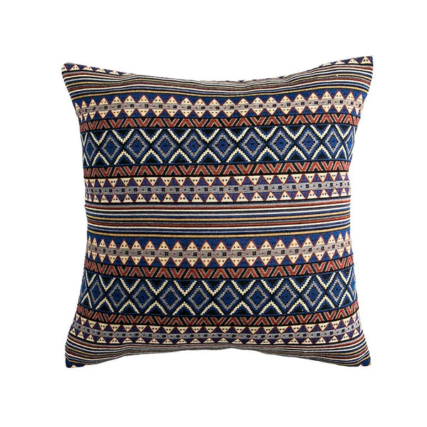 24 x 24in Cotton Linen Blend Home Throw Pillow Cover Case Sofa Bed Cushion Cover