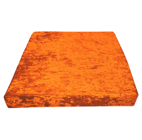 Mv100 Orange Crush Velvet Sofa Seat Patio Bench Box Cushion Bolster Cover/Runner