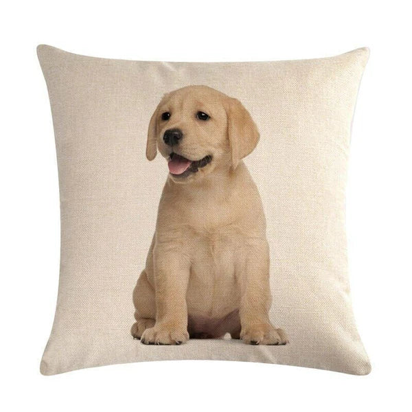 Dog Pattern Throw Pillow Cushion Cover  Home Sofa Bed Decorative