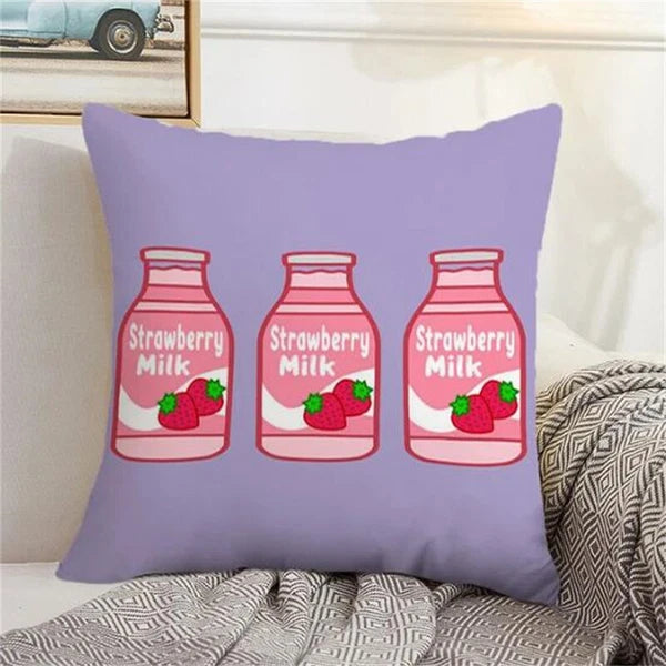 B-Binggrae Pillow Cases Pillows Covers Sofa Cushions Anime Bed Home Decorative