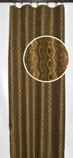 We62 -Olive Brown Eye Flora Damask Bolster Case/Pillow/Sofa Seat Cushion Cover