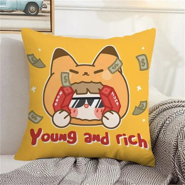 Cushions Home Decor Rorojump Pillow Cover Pillowcase for Cushion Sofa Anime