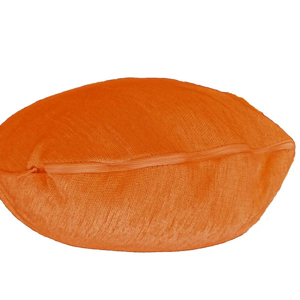 Wn06 Orange Chenille  Sofa Seat Patio Bench Box Cushion Bolster Cover/Runner