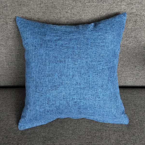 1PC Pillowcase Cushion Cover Throw Waist Pillow Case Cotton Linen Sofa Couch Bed