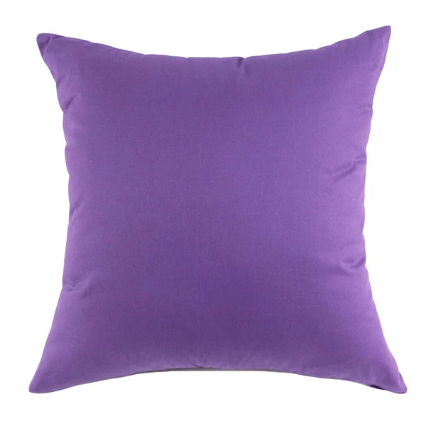 Cushion Cover Cotton Blend Sofa Car Office Home Solid Color Large Pillowcase
