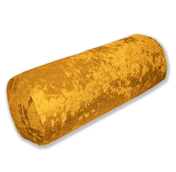 Mv05 O-Gold Crush Velvet Sofa Seat Patio Bench Box Cushion Bolster Cover/Runner