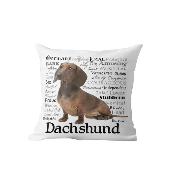 Dog Yorkie Pillow Case Pug Pillows Sofa Car Bed Sofa Pillow Case Cushion Cover