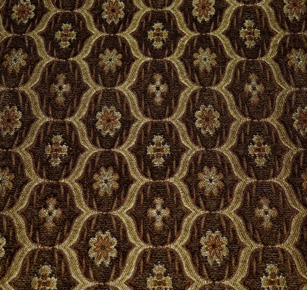 We61 -Dk Brown Gold Eye Flora Damask Bolster Case/Pillow/Sofa Seat Cushion Cover
