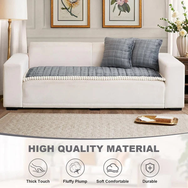 Velvet Couch Covers Sofa Cushion Protector Pets Non Slip Dog Bed Cover Pet Mat