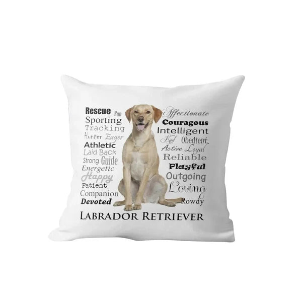 Dog Yorkie Pillow Case Pug Pillows Sofa Car Bed Sofa Pillow Case Cushion Cover