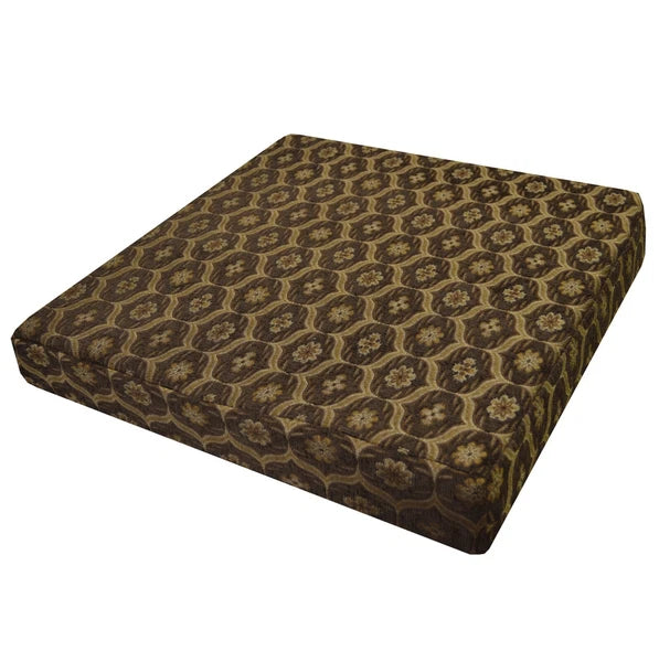 We61 -Dk Brown Gold Eye Flora Damask Bolster Case/Pillow/Sofa Seat Cushion Cover