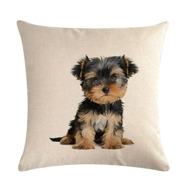 Dog Pattern Throw Pillow Cushion Cover  Home Sofa Bed Decorative