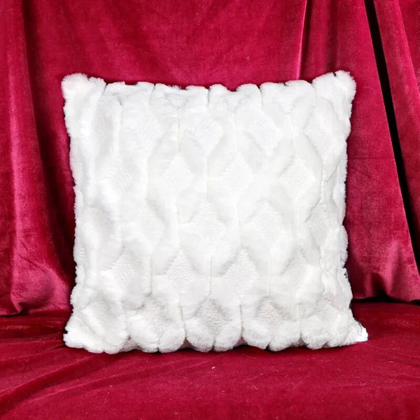 Throw Pillow Cushion Cover Decor Fur Remove Sofa Plush Case Home Fluffy Soft Bed