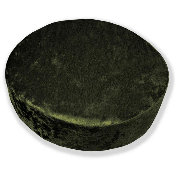 Mv34 Olive Crushed Velvet Sofa Seat Patio Bench Box Cushion Bolster Cover/Runner