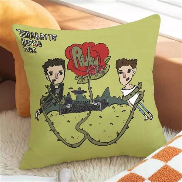 Band Throw Pillow Covers for Bed Cushion Cover Decor Pillowcases Sofa Cushions