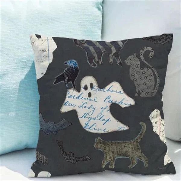 Happy Halloween Pillowcases Cushions for Bed Cushion Print of Modern Sofa Car