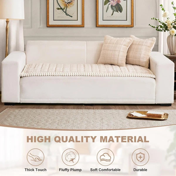 Velvet Couch Covers Sofa Cushion Protector Pets Non Slip Dog Bed Cover Pet Mat