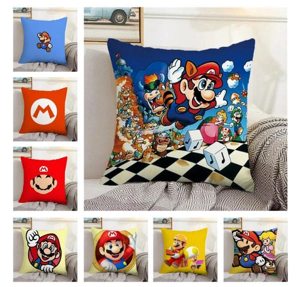 Pillowcase Cushion Cover M-marios Pillow Covers Decorative Sofa Home Decoration