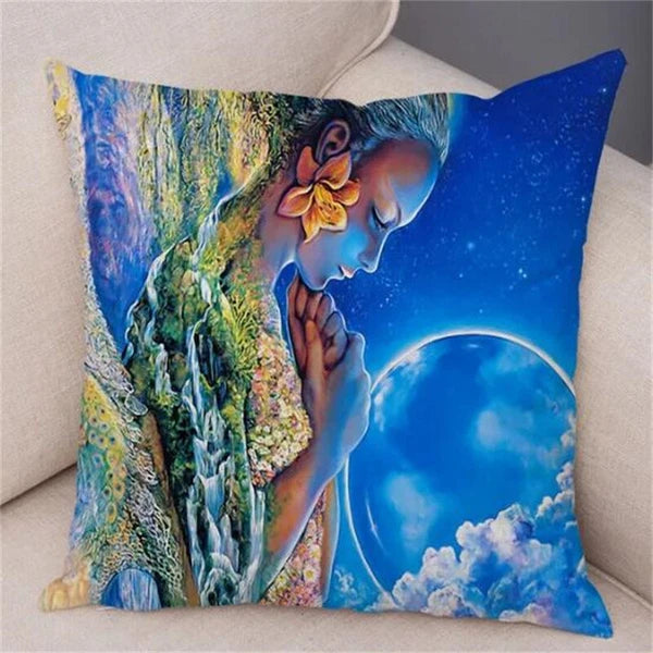 Cartoon Forest Elf Cushion Cover Decor Pillow Case for Sofa Car Room Pillowcase