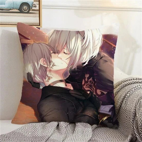 Nier Automata Pillowcases for Sofa Cushions Custom Decor Home Pillows Covers