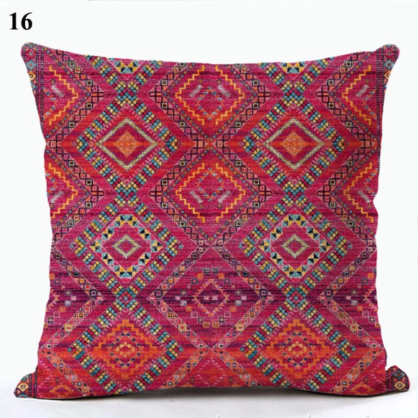 Sofa Bed Printed Pillowcase Ethnic Cushion Cover Throw Pillow Case Home Decor