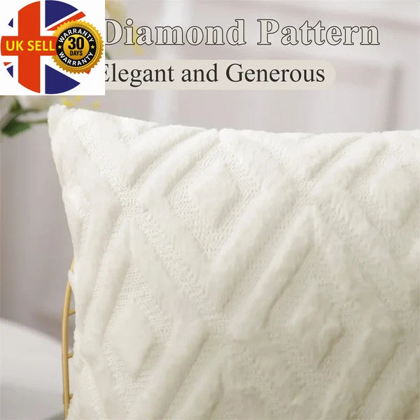 Throw Pillow Case for Sofa Bed Pillow Cover Living Room Plush Cushion Cover Slee