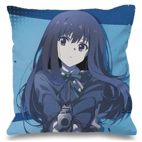Decorative Cushions for Sofa Cover for Lycoris Recoil Bedroom Bed Pillowcase