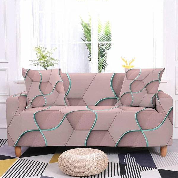 Geometric Printed Elastic Sofa Covers Seater Cover for Living Room Corner