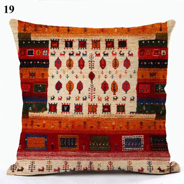 Sofa Bed Printed Pillowcase Ethnic Cushion Cover Throw Pillow Case Home Decor