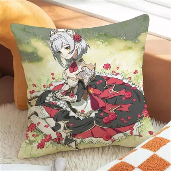 Genshin Impact Decor Cushion Cover Pilow Cases Cushion Home Decor Car Sofa