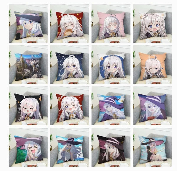 Wandering Witch Pillow Cases Decorative Cushions Cover for Sofa Decor Pillowcase