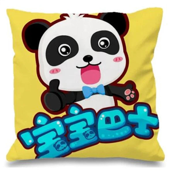 Baby Bus for Sofa Cushions Covers Home Decor Pillowcase Short Plush Bed