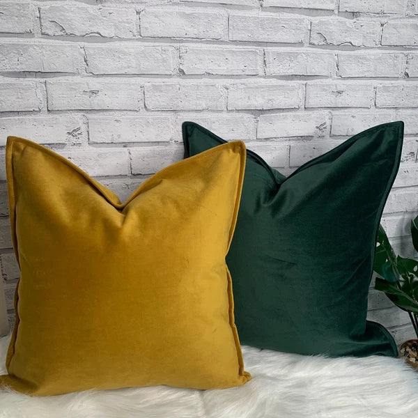 Plush velvet cushion covers pillow case  for sofa bed chair home and Hotel decor