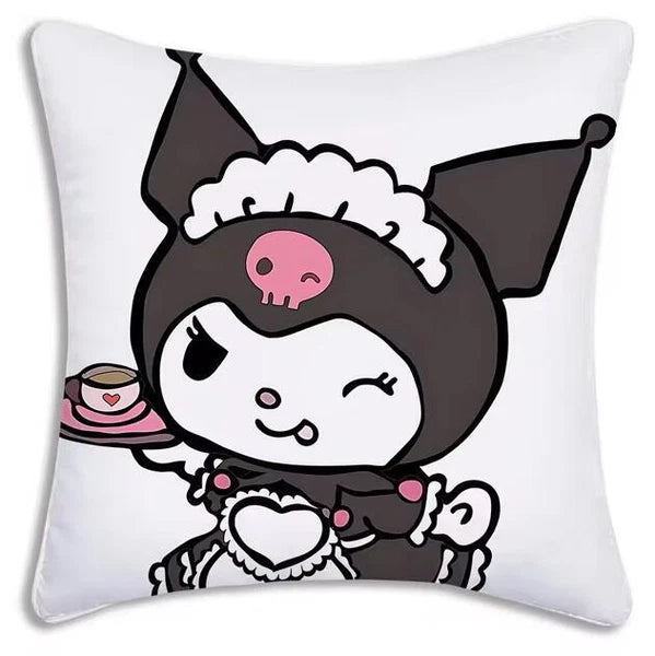 Kuromi Cartoon Pillow Covers Cartoon Sofa Decor Home Print Cute Cushion Cover