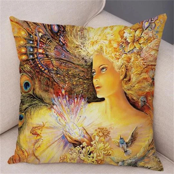 Cartoon Forest Elf Cushion Cover Decor Pillow Case for Sofa Car Room Pillowcase