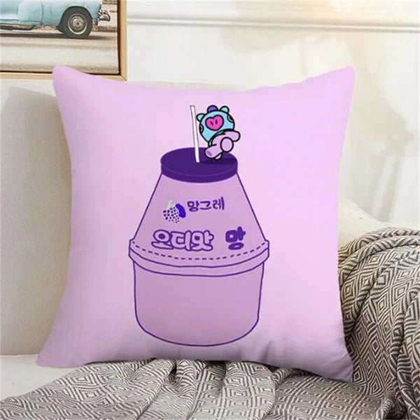 B-Binggrae Pillow Cases Pillows Covers Sofa Cushions Anime Bed Home Decorative