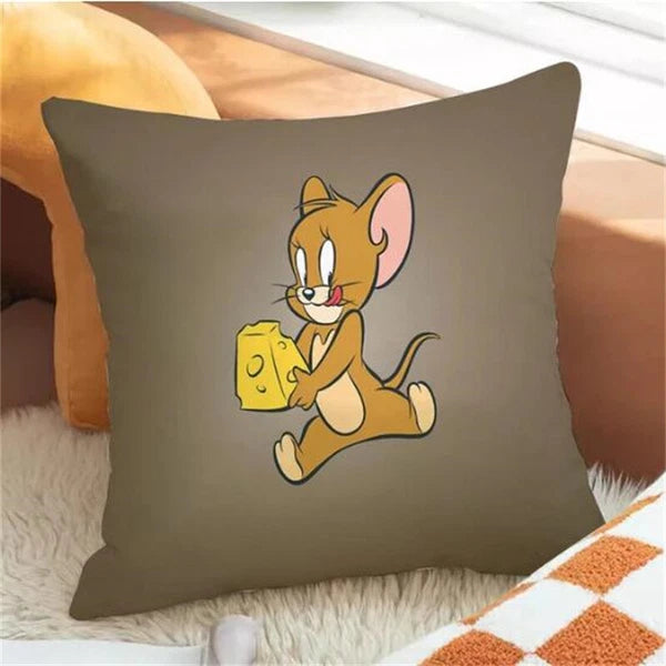 Tom Decorative Pillowcase Fall Pillow Cover for Home Decor Cushion Sofa Anime