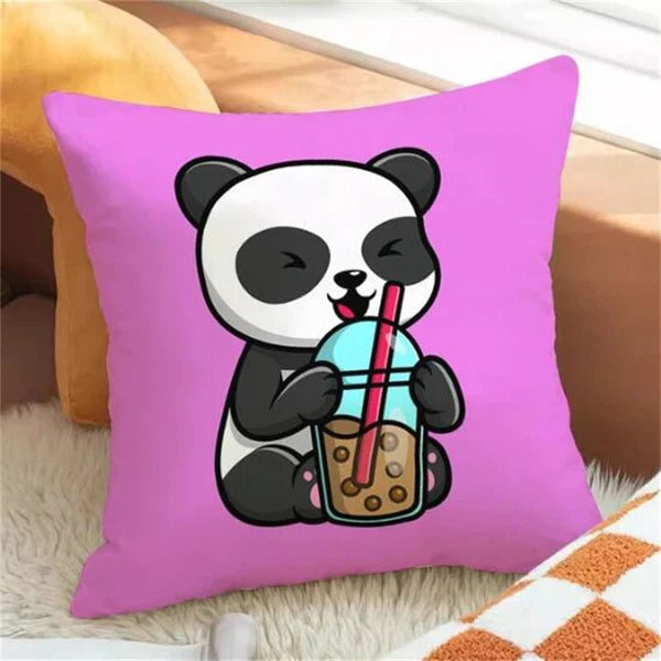 Panda Decorative Pillowcase Decor Cushion Cover Throw Pillows Sofa Anime
