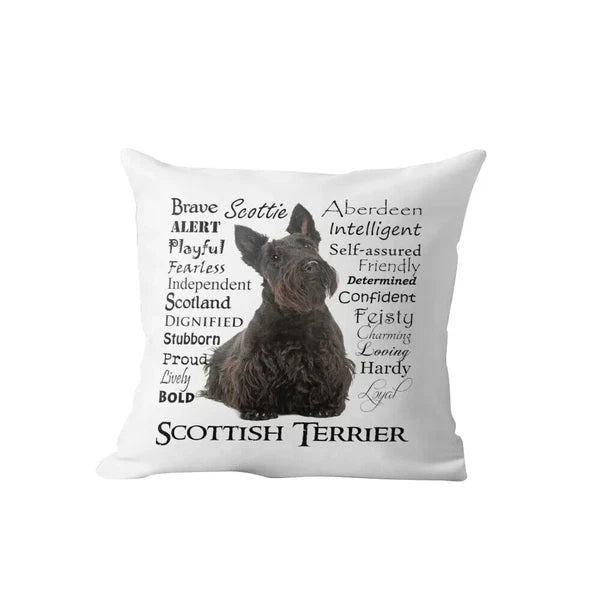 Dog Yorkie Pillow Case Pug Pillows Sofa Car Bed Sofa Pillow Case Cushion Cover