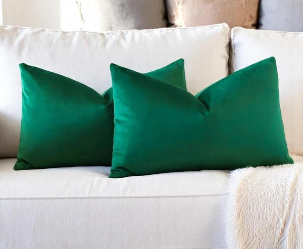 New Velvet Cushion Cover – Decorative Pillowcase for Home or Hotel Pack of 2.