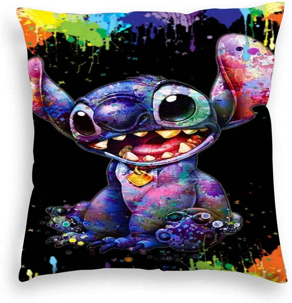 Lilo Stitch 3D Cushion Cover Throw Pillow Case Home Sofa Bed Decor Gift 45*45CM