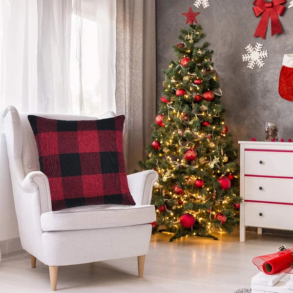Classic Retro Farmhouse Square Cushion Cases for Sofa Bedroom Car - COVER ONLY