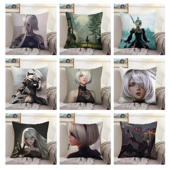 Nier Automata Decorative Sofa Cushion Cover Pillowcases for Cushions Covers