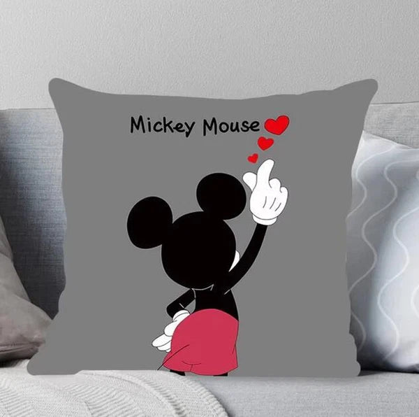 Cushion Cover Sofa Pillows Cover Design Mickey Minnie pillowcase Home Decor