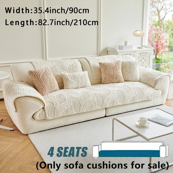 Washable sofa cover, pillowcase, anti-slip decoration for sofa seat cushion