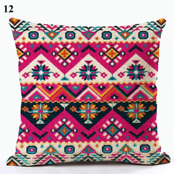 Sofa Bed Printed Pillowcase Ethnic Cushion Cover Throw Pillow Case Home Decor