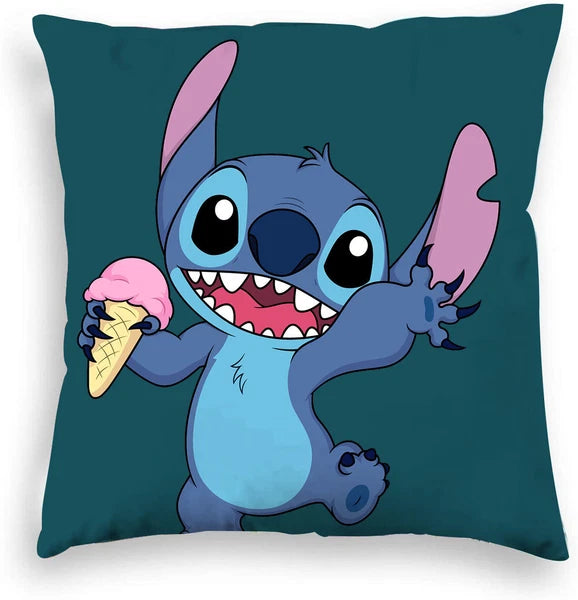 Lilo Stitch 3D Cushion Cover Throw Pillow Case Home Sofa Bed Decor Gift 45*45CM