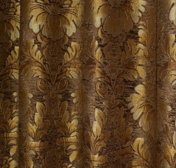 We57 - Brown Big Peony Flower Leaf Bolster Case/Pillow/Sofa Seat Cushion Cover