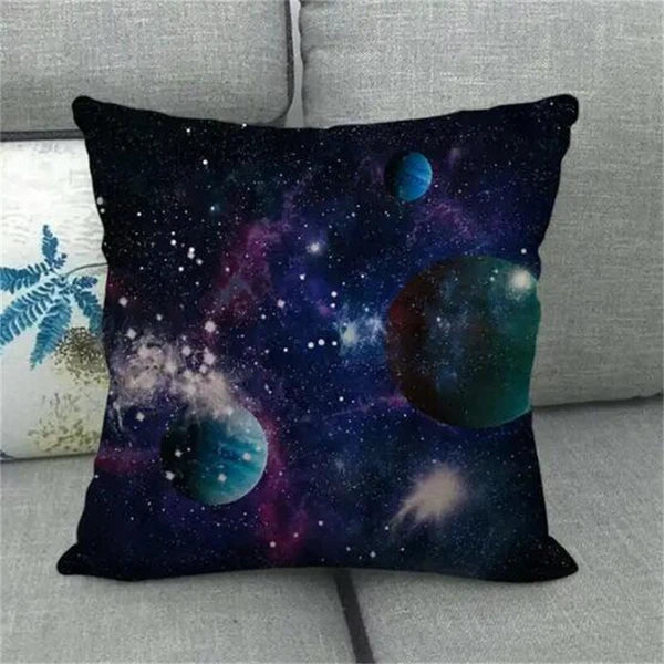 Planet Space Galaxy Planet Pillow Case Home Decorative Cushions for Sofa Room