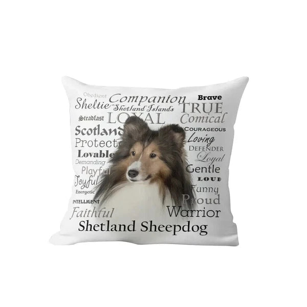 Dog Yorkie Pillow Case Pug Pillows Sofa Car Bed Sofa Pillow Case Cushion Cover